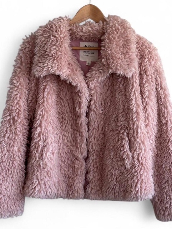 dylan Jackets & Blazers - Dylan Los Angeles Pink Faux Fur Teddy Coat/Jacket Coquette Glam Size S